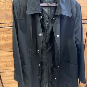 London Fog Black Trench Coat